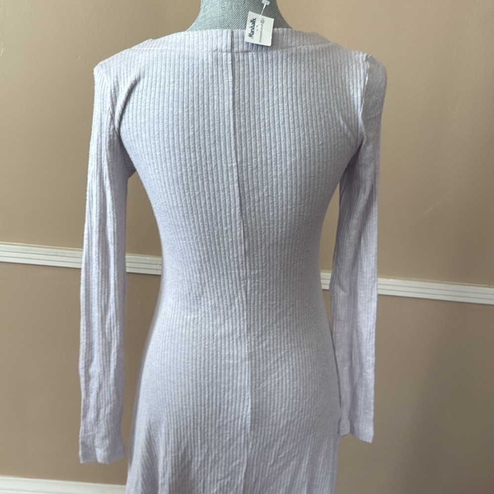 DOUBLE ZERO LONG SLEEVE BUTTON DRESS SIZE SMALL - Picture 8 of 12